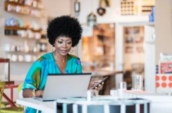 Photo of a woman in her beauty store - Fashion Police Nigeria