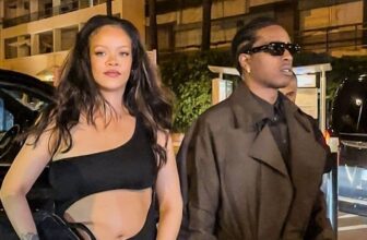 Rihanna Goes for a Date Night in a Daring Cutout Dress in Cannes