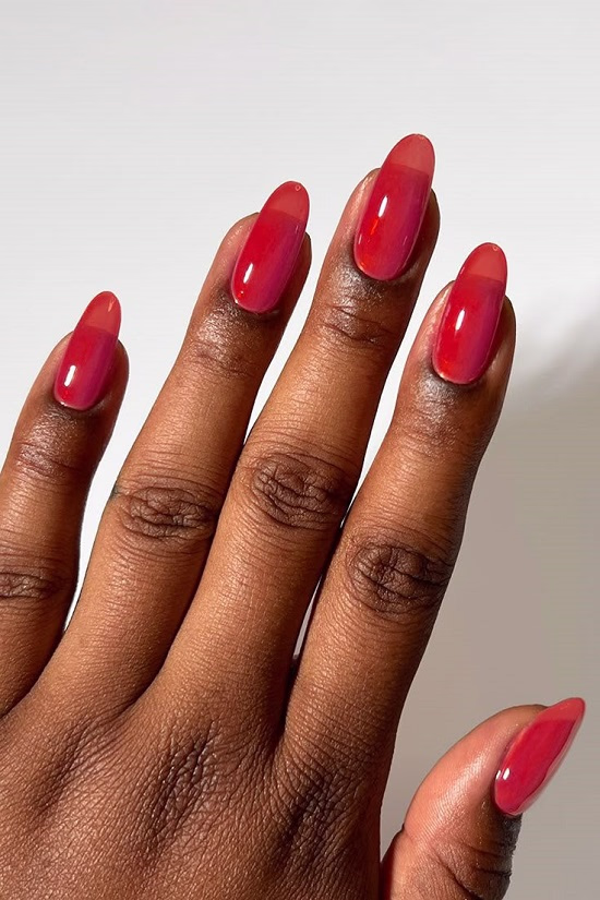 Rust Jelly Nails - Fashion Police Nigeria