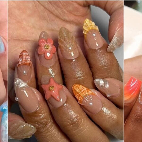 SeaShell Nail Ideas - Fashion Police Nigeria