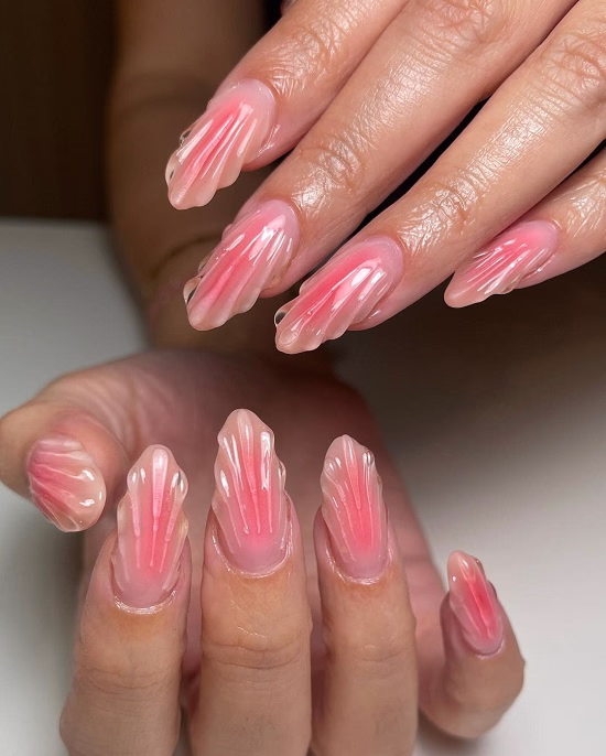 Shell aura nail idea - Fashion Police Nigeria