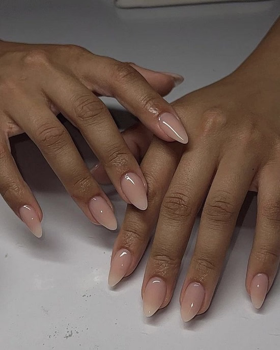 Sheer pink summer nails - Fashion Police Nigeria