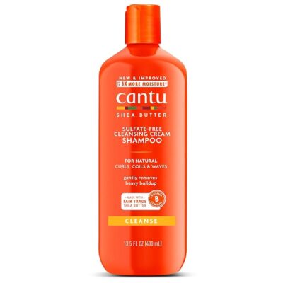 Cantu Sulfate-Free Cleansing Cream Shampoo with Shea Butter for Natural Hair