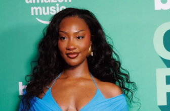 Tems Just Served a Glamorous Look in a Ruched Schiaparelli Bodycon Dress