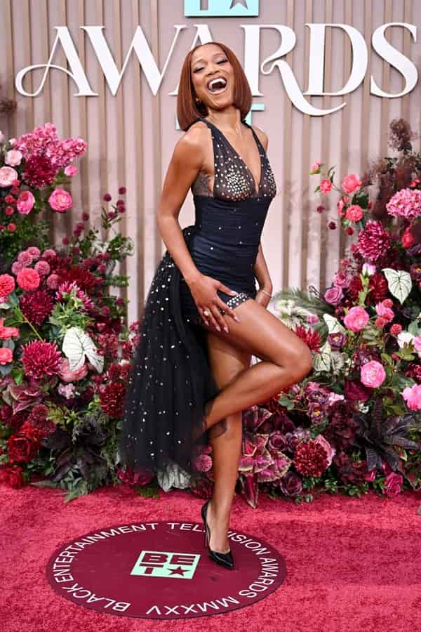 Keke Palmer's BET Awards 2025 Chanel Sequined Minidress Is Giving '90s Glamour