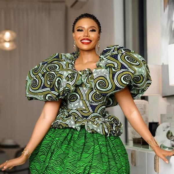 Nancy Isime Makes Ankara Dress Feel Fun…
