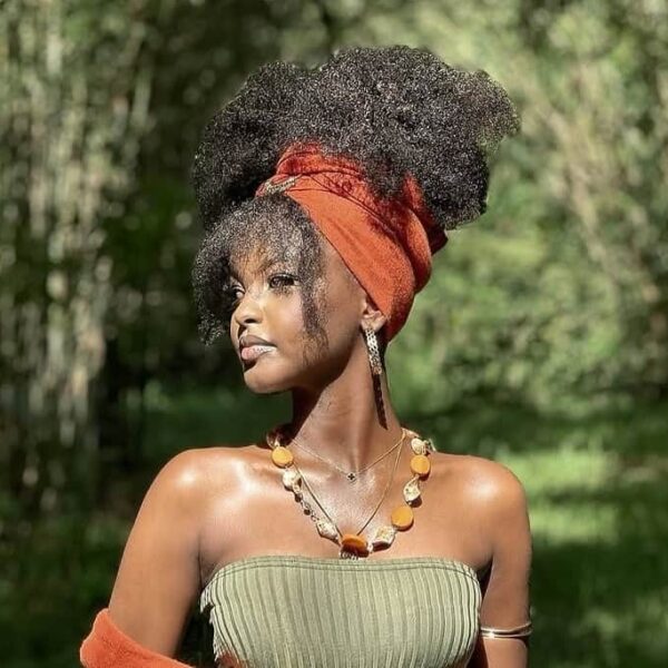photo of a lady on afro hair - Fashion Police Nigeria