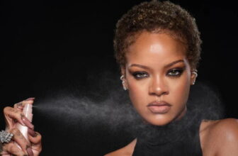 photo of rihanna spraying her hair - Fashion Police Nigeria