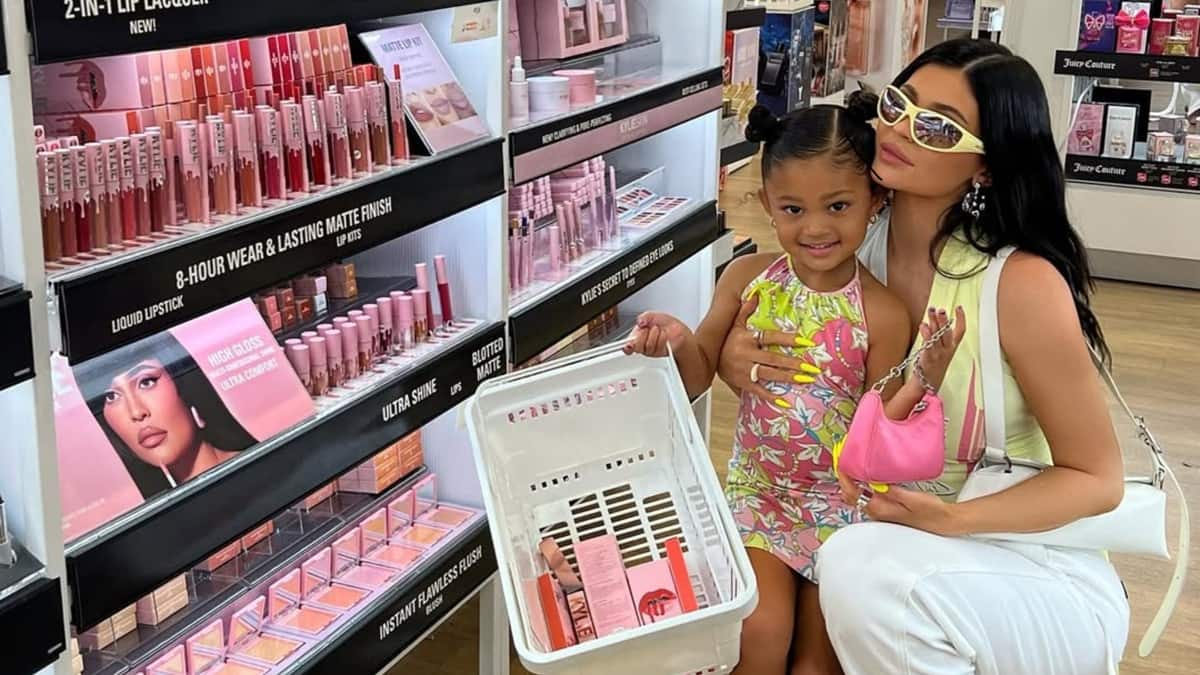 Kylie Jenner Shares an Adorable Makeup Tutorial with Her Daughter