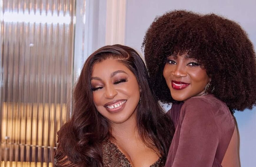 Genevieve Nnaji and Rita Dominic together at Rita’s 50th birthday celebration - Fashion Police Nigeria