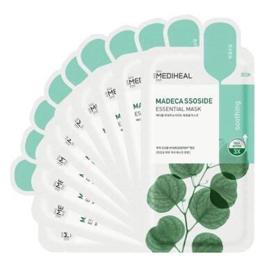 Best K-Beauty Sheet Masks for Glowing, Glass Skin Mediheal Madecassoside Essential Mask