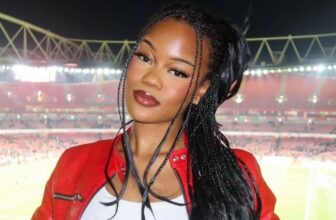 Photo of a lady on layered braids