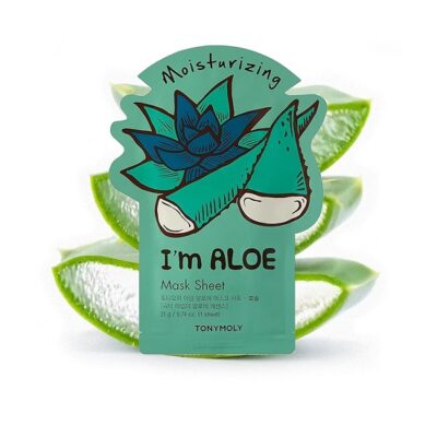 Best K-Beauty Sheet Masks for Glowing, Glass Skin TONYMOLY I’m Real Sheet Mask – Aloe