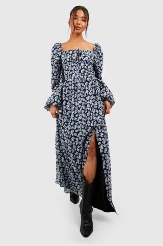 Milkmaid Dress Has Become My Summer Favorite: 15 Styles to Keep You on Trend Floral puff sleeve - Fashion Police Nigeria