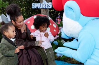 Rihanna Arrived in Style With Sons RZA and Riot at Smurfs L.A. Premiere
