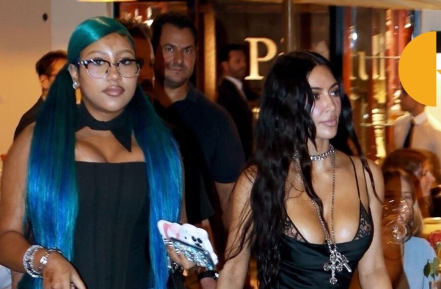 Kim Kardashian's Daughter North Matches With Mom in an All Black Look - Fashion Police Nigeria