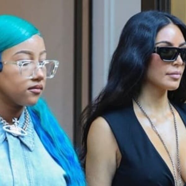 Kim Kardashian's Daughter, North West is in the Blue Hair Era - Fashion Police Nigeria