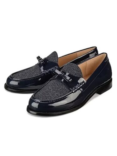 Stuart Weitzman Lottie Leather Bow Loafers - Fashion Police Nigeria