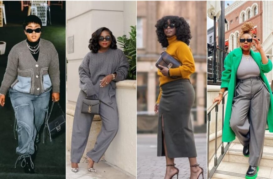 grey outfit ideas - Fashion Police Nigeria