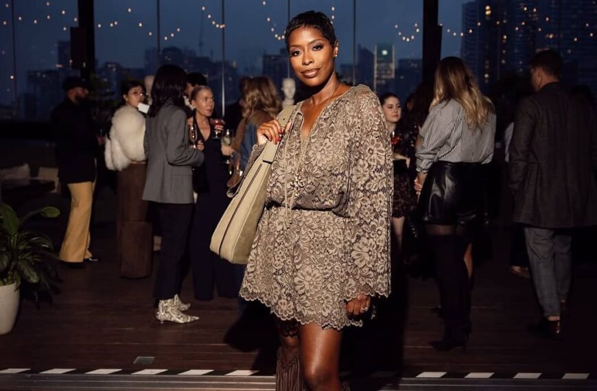 photo of a lady wearing a fall dress - Fashion Police Nigeria