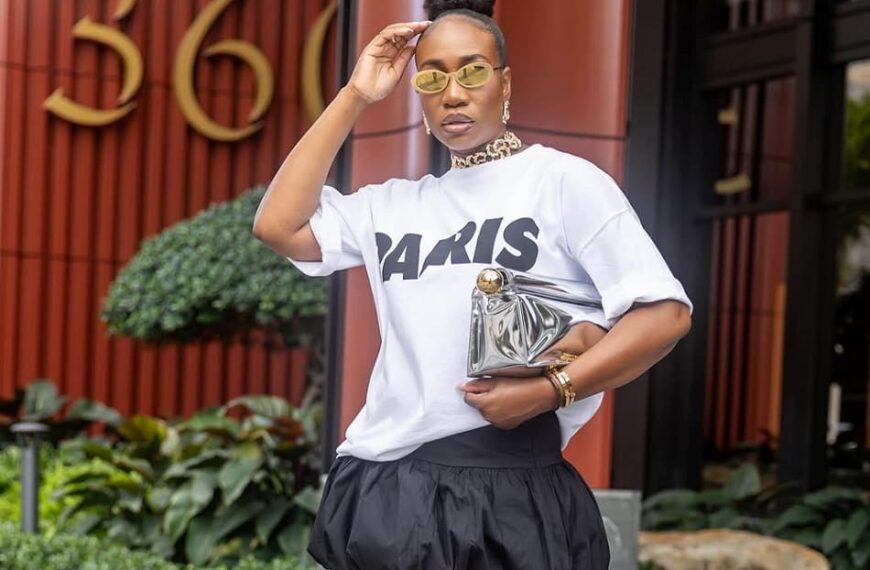 photo of a lady wearing bubble skirt - Fashion Police Nigeria