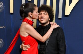 Selena Gomez and Benny Blanco Makes a Cute Couple on the 2025 Emmys Red Carpet