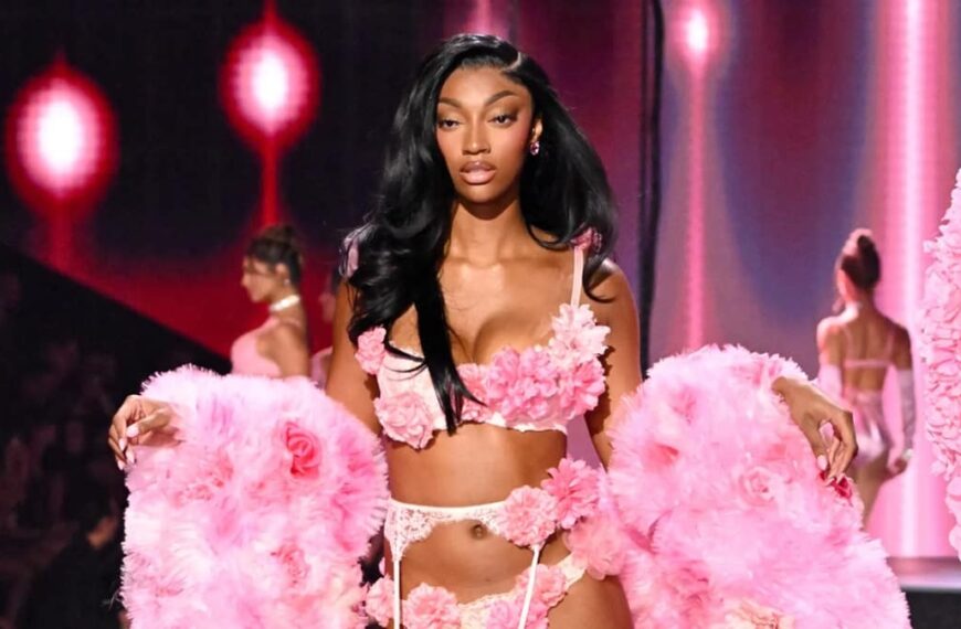 Angel Reese Made Her Victoria’s Secret Fashion Show Debut in a 3-Piece Pink Set - Fashion Police Nigeria