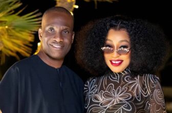 Rita Dominic and her husband, Fidelis Anosike - Fashion Police Nigeria