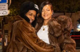 Rihanna and A$AP Rocky are Couple Goals in Matching Fur Coats and Denim