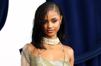 Tyla is a Dream in this Archival Dior Pearl-Embellished Gown