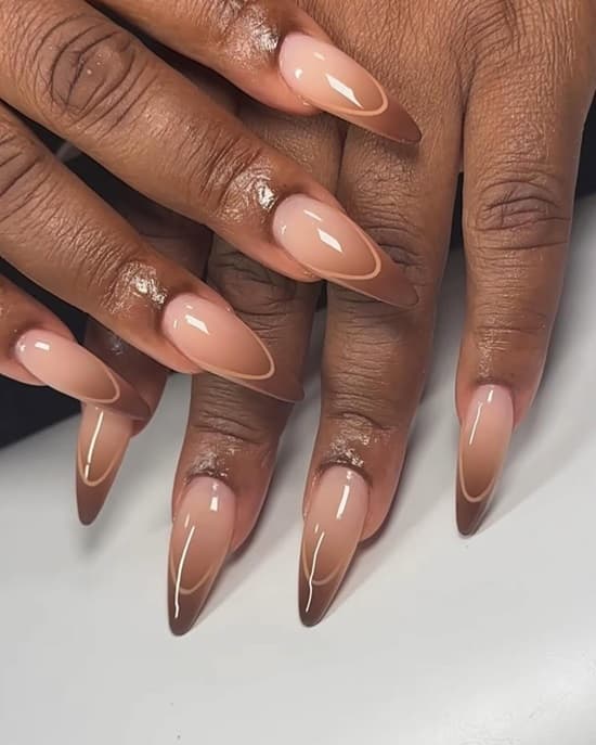 The Holiday Nail Polish Shades Everyone Is Wearing Brown nails - Fashion Police Nigeria