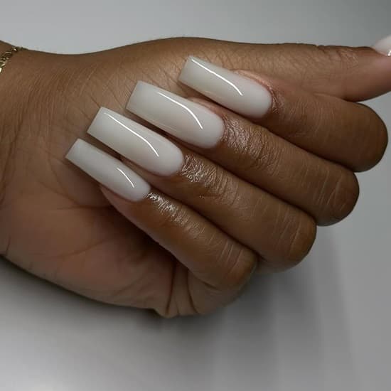 The Holiday Nail Polish Shades Everyone Is Wearing Photo of cloudy white nails - Fashion Police Nigeria
