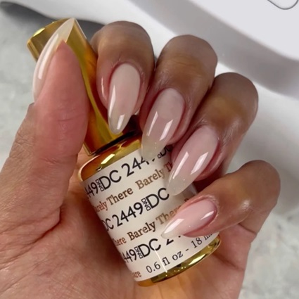 The Holiday Nail Polish Shades Everyone Is Wearing DND barely there nail polish - Fashion Police Nigeria