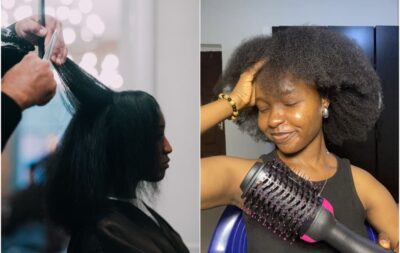 Photo of African American black women at a hair salon using the best hair styling tools - Fashion Police Nigeria
