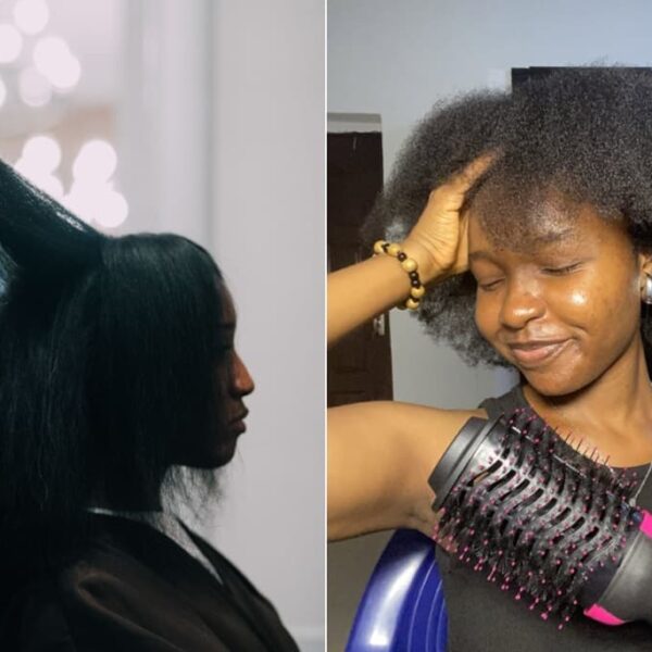 Photo of African American black women at a hair salon using the best hair styling tools - Fashion Police Nigeria