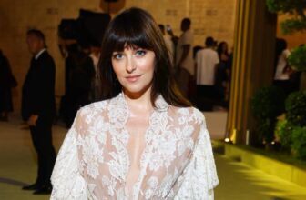 Dakota Johnson Embraced the Naked Dress Trend in a Semi-Sheer White Gown at the 2025 Women in Cinema Gala in Jeddah, Saudi Arabia