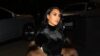 Photo of Kim Kardashian wearing a black velvet gown during SKIMS holiday party - Fashion Police Nigeria