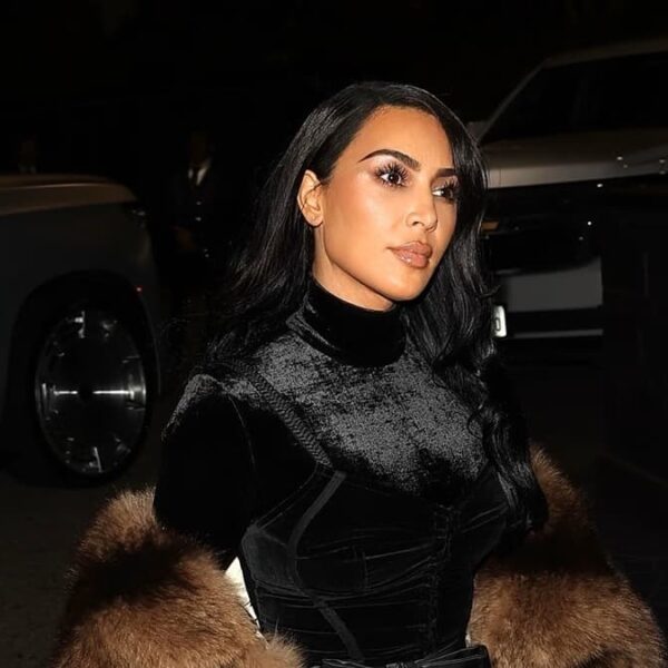 Kim Kardashian Chose a Luxe Velvet Dress For&hellip;