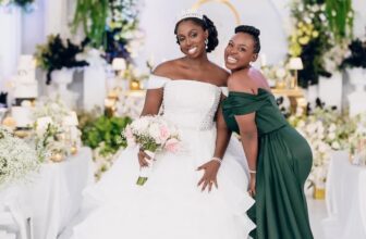 photo of a bride and her maid of honor - Fashion Police Nigeria
