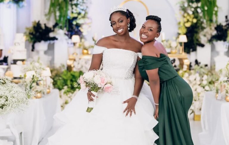 photo of a bride and her maid of honor - Fashion Police Nigeria