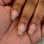 Up close photo showing nail breakage - Fashion Police Nigeria