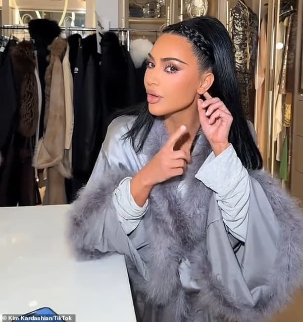 Kim Kardashian Raises Eyebrow After Getting New Ears Piercing Photo of Kim Kardashian ears piercing - Fashion Police Nigeria