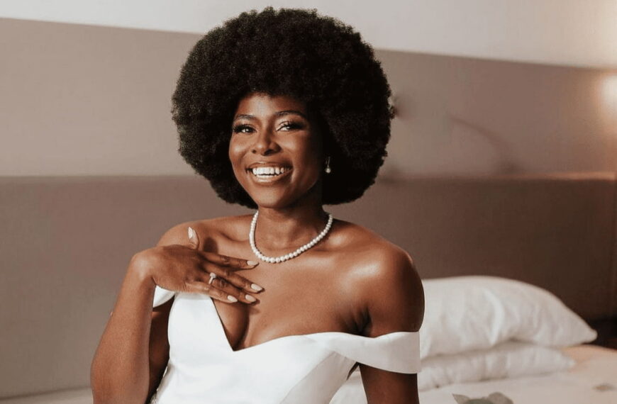 photo of a black lady with healthy natural hair - Fashion Police Nigeria