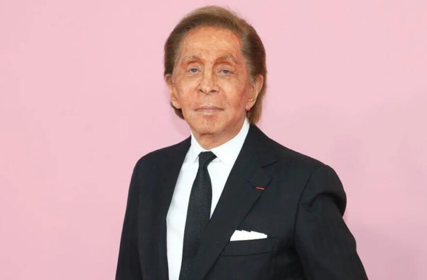 Photo of Valentino Garavani in a Black Suit - Fashion Police Nigeria
