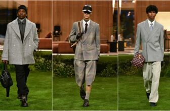 Model on the runway for Pharrell Williams Louis Vuitton Men's Fall/Winter 2026 - Fashion Police Nigeria