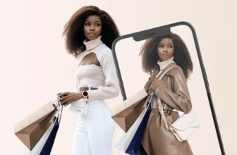 photo of a black lady with multiple shopping bags - Fashion Police Nigeria