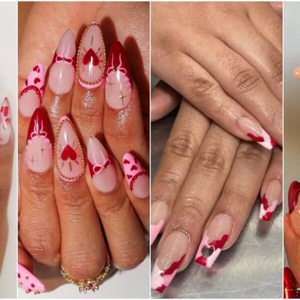 35 Sweet and Romantic Valentine Nail Ideas - Fashion Police Nigeria