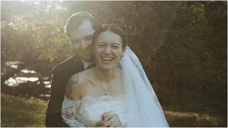 Photo of bride Madison Azevedo without makeup during on her wedding day - Fashion Police Nigeria