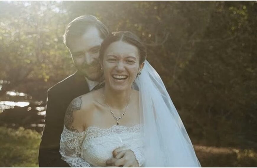 Photo of bride Madison Azevedo without makeup during on her wedding day - Fashion Police Nigeria