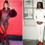 photo of angel reese and rema side by side